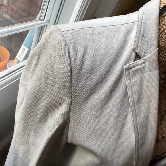 Men's light cream khaki Blazer - Picture 13 of 16